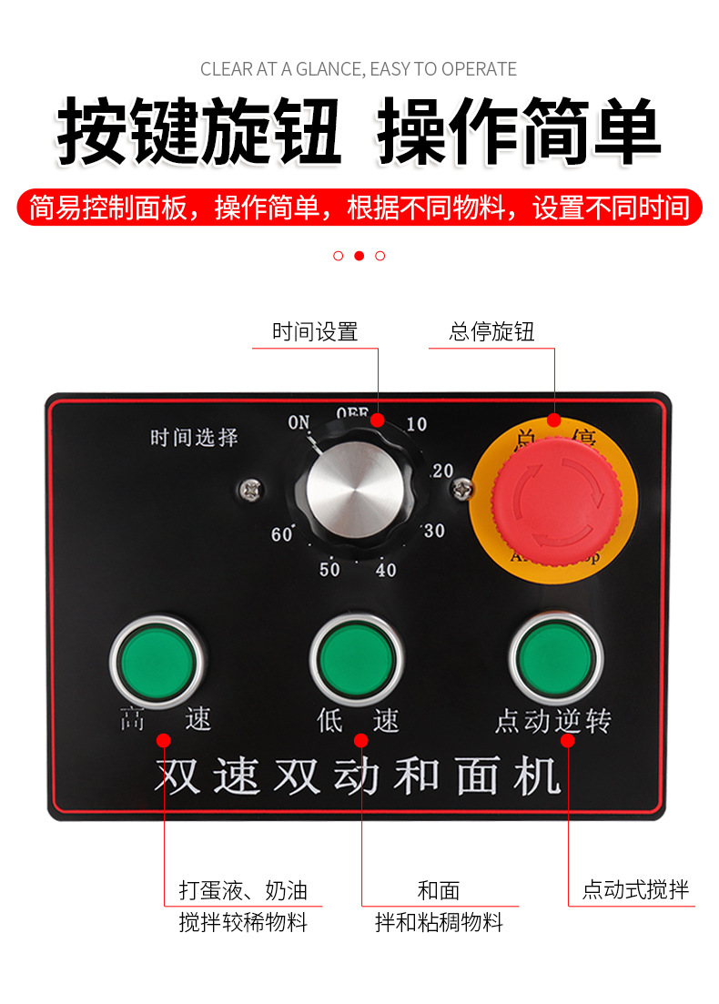 双速双动和面机产品描述